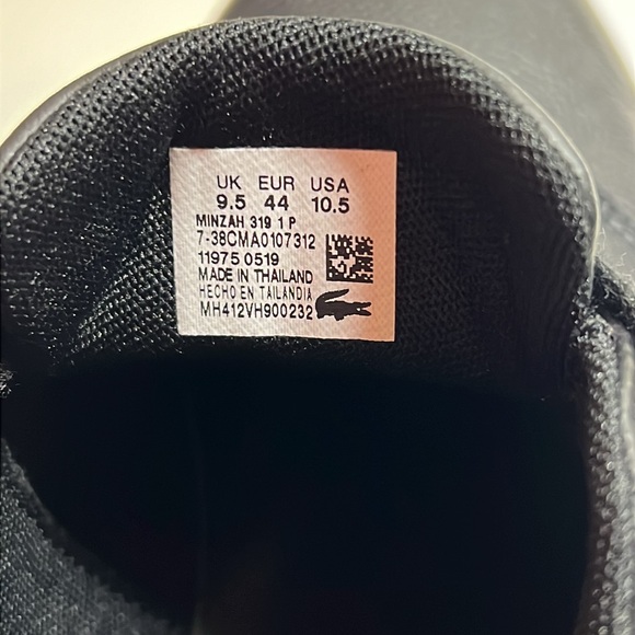 Lacoste leather ortholite athletic shoes - Picture 6 of 7